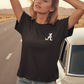 Logo Butter Soft Boxy Crop in Black