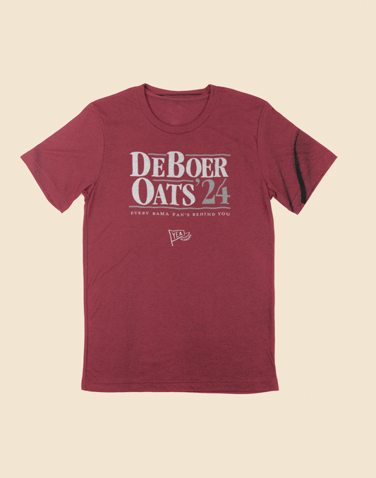 DeBoer/Oats '24 Election T-Shirt Pre-Order