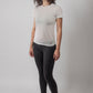 Mini Logo Butter Soft Boxy Crop in White
