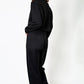 Logo Softest Fleece Straight Leg Sweatpant in Black