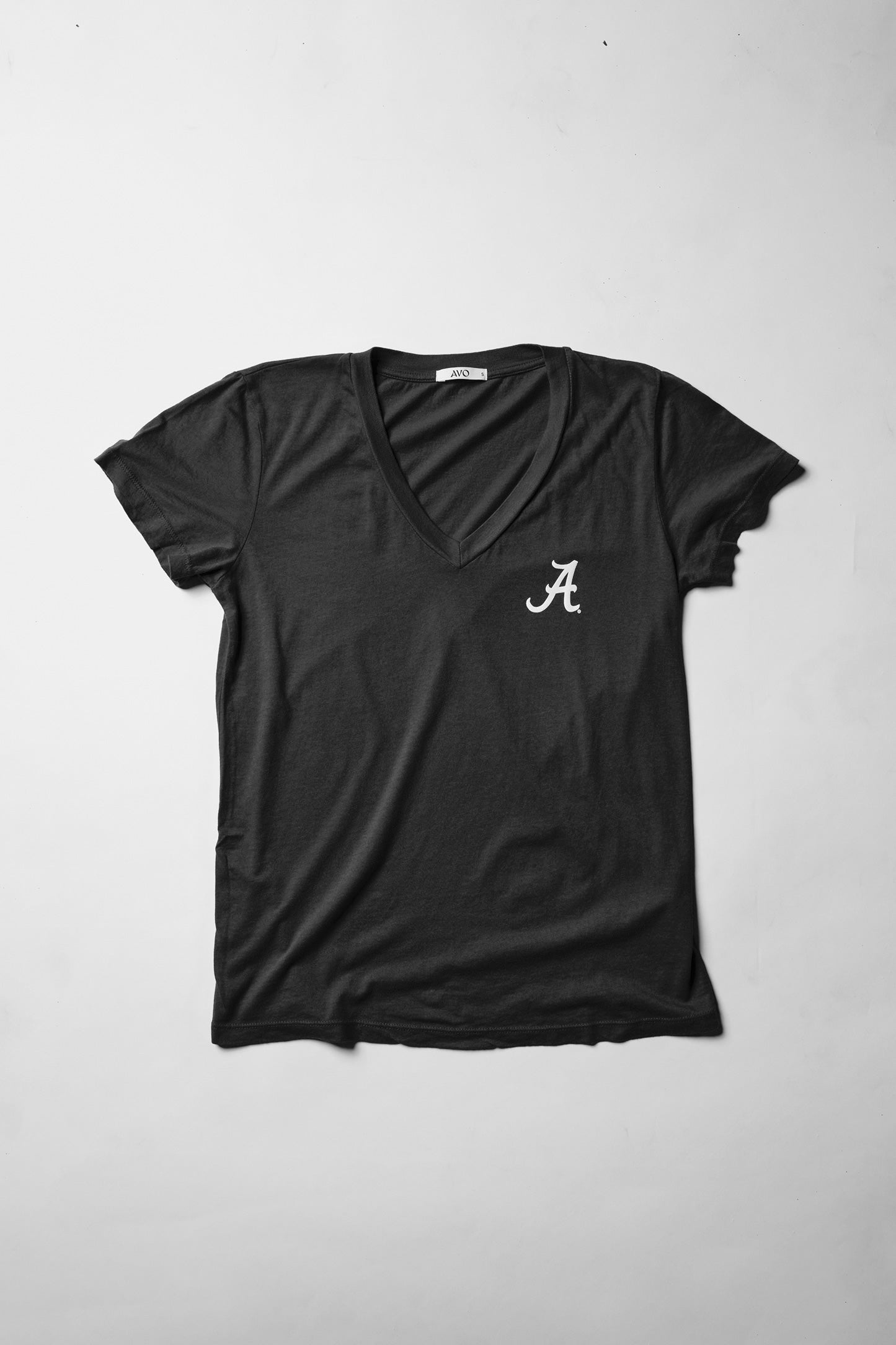 Logo Butter Soft V-Neck in Black