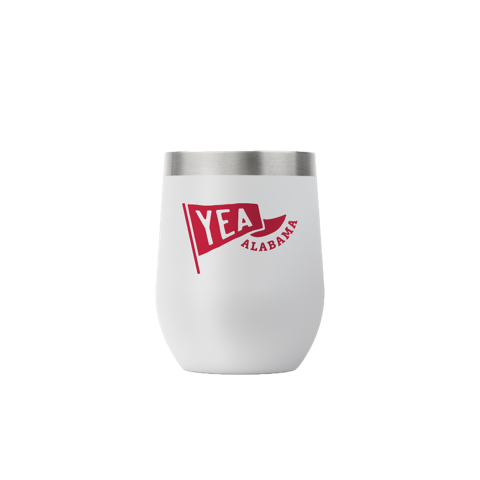 Yea Alabama 12oz Stemless Tumbler