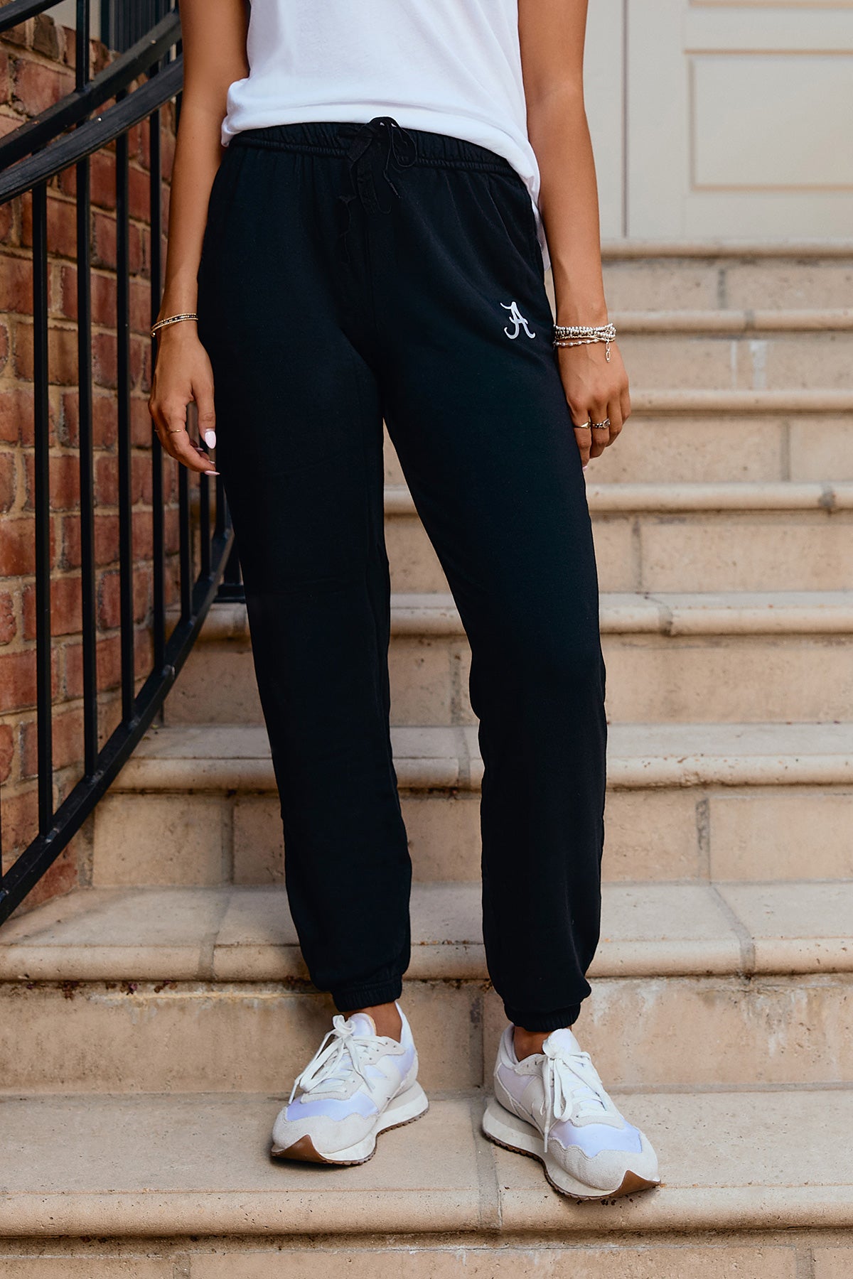 Logo Softest Fleece Jogger in Black