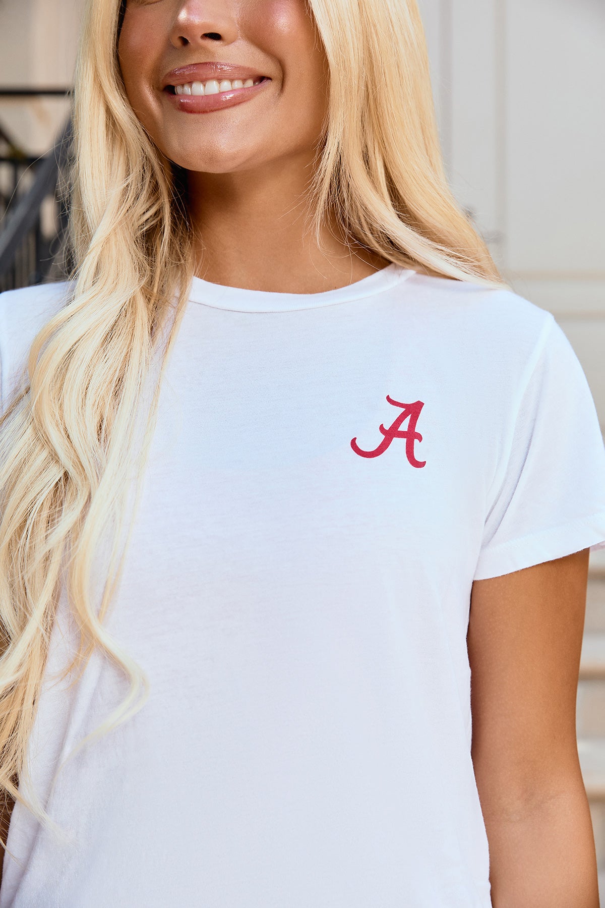 Logo Butter Soft Crew in White