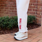 Roll Tide Softest Fleece Jogger in White