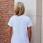 Logo Butter Soft V-Neck in White