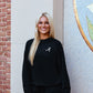 Logo Softest Fleece Crewneck in Black