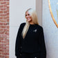 Logo Softest Fleece Crewneck in Black