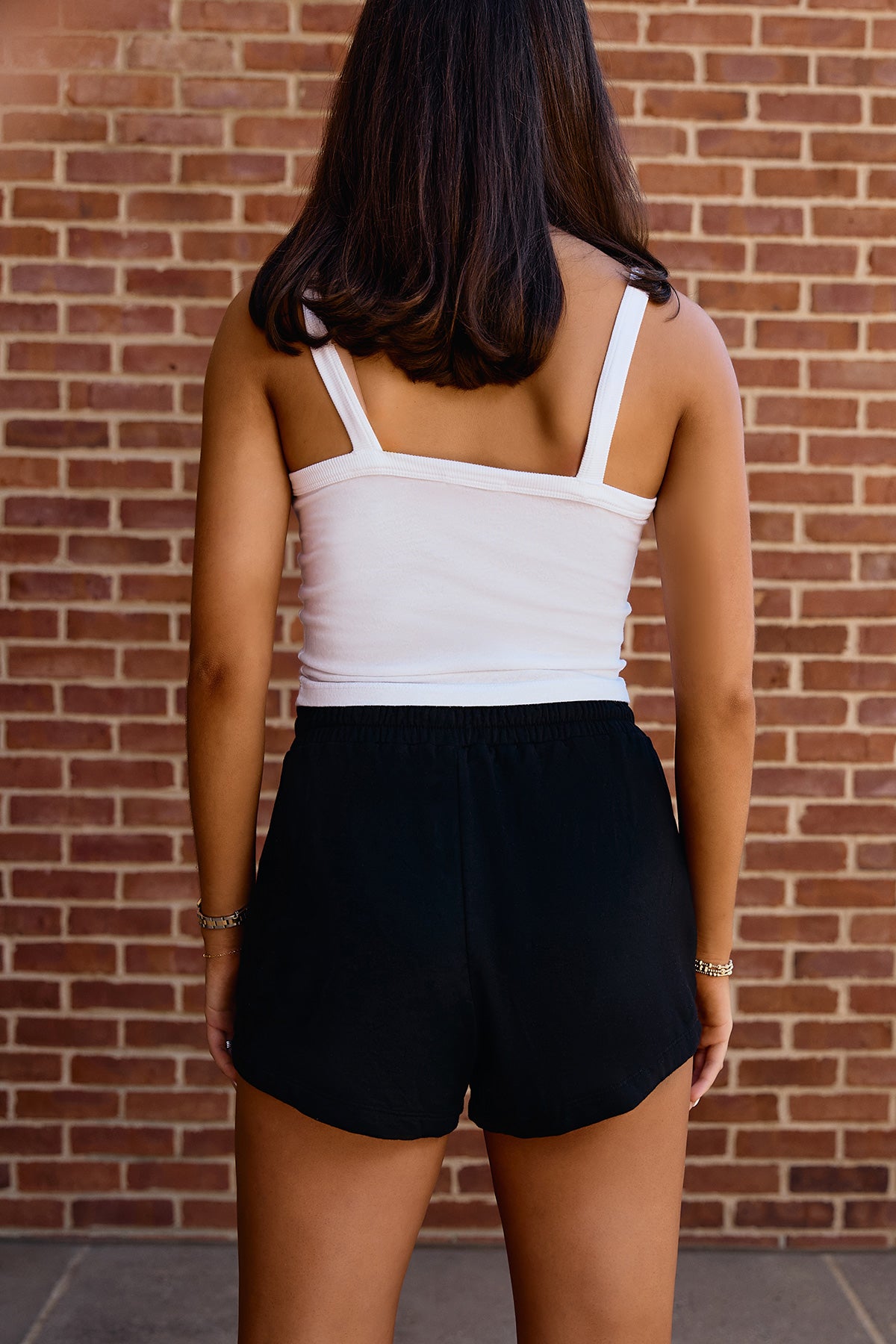 Vintage Logo Cloud Spaghetti Tank in White