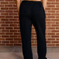 Roll Tide Softest Fleece Straight Leg Sweatpant in Black