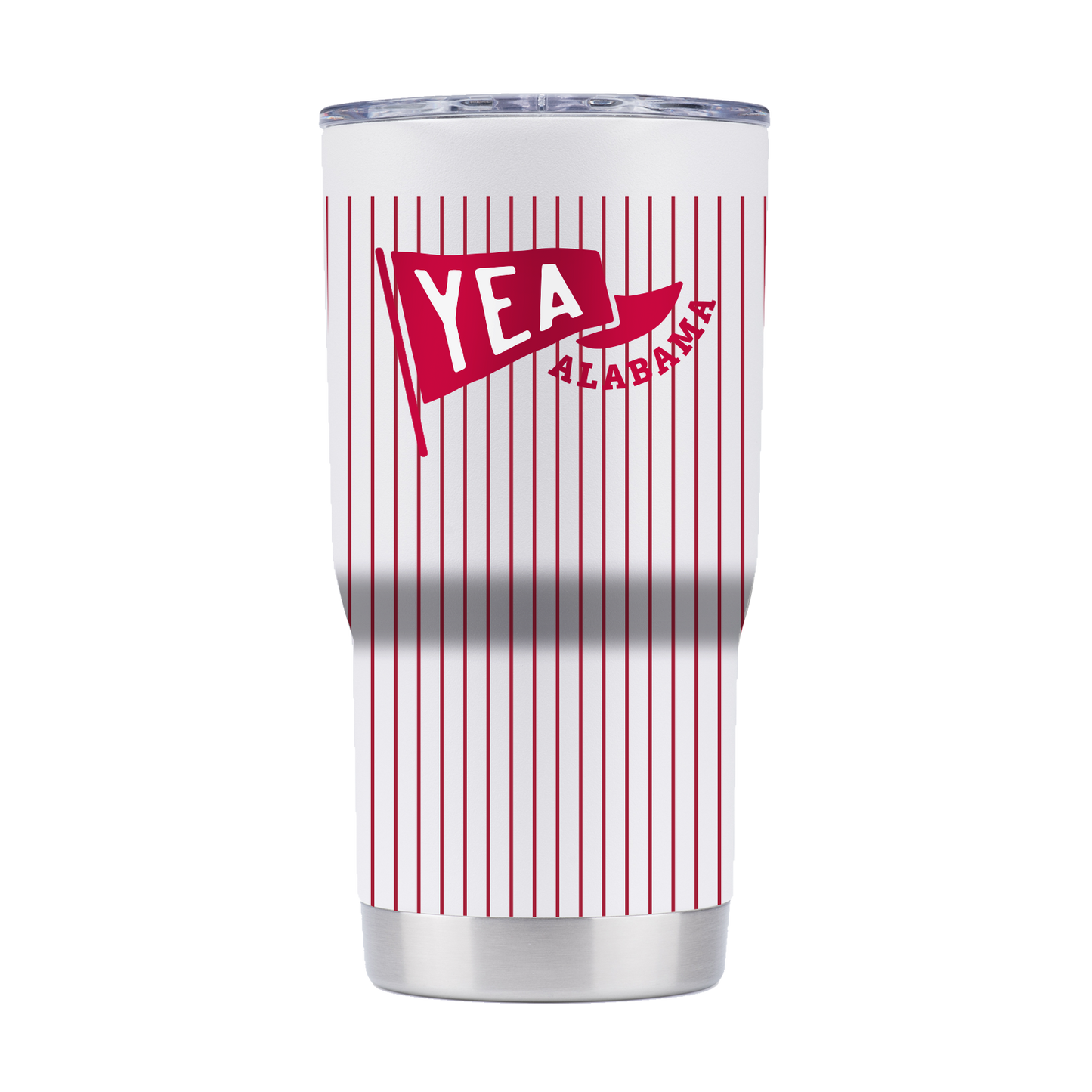 Yea Alabama 20oz Baseball Tumbler