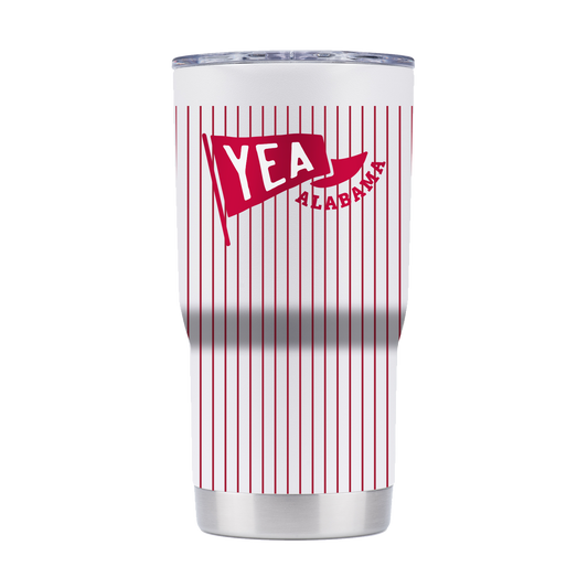 Yea Alabama 20oz Baseball Tumbler